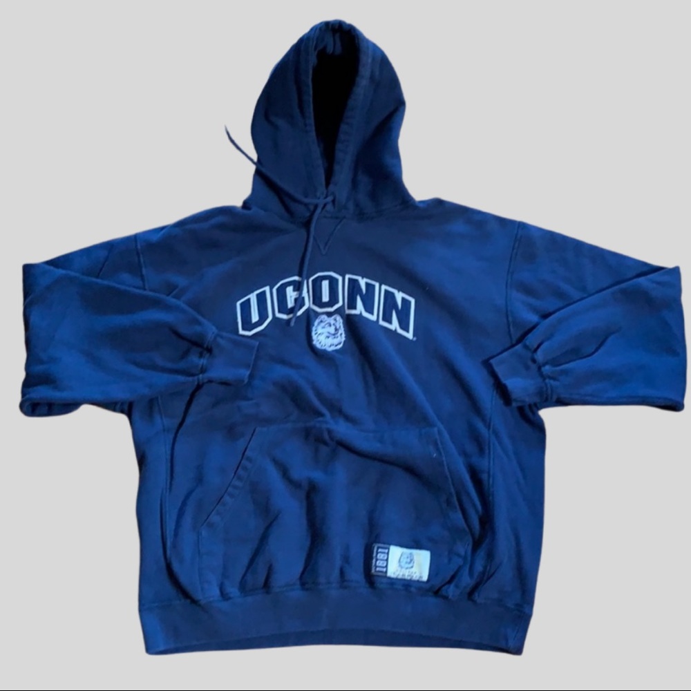 UCONN Huskies hooded vintage sweatshirt